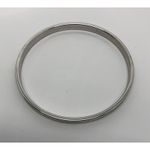 Monet Vintage  Bangle‎ Bracelet Silver tone Herringbone Chevron Etched Jewelry Photo 2