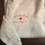 Project Social T Grey Sweatshirt “You Break It You Buy It” Photo 0