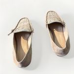 Veronica Beard  Women's‎ Tan Leather Round-Toe Woven Anica Loafers SZ 5 Photo 1