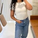 SKIMS Stretch Cotton Tee in Bone Size Medium Photo 9