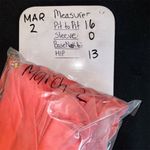 La Femme  Women's Size 6‎ Pink Coral Long Prom Dress with Iridescent Beads Photo 5