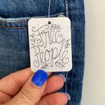 Free People We The Free Distressed Button Fly Fray Hem Jeans Photo 5