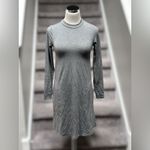 J.Crew NEW  Mock Neck Heather Gray Modal Jersey Swing Dress Women XXS Capsule Photo 1