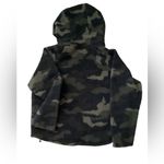 PINK - Victoria's Secret Pink Victoria Secret hooded sherpa. Black camo. Medium Photo 3
