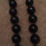 Forever 21 Large black bead necklace Photo 2