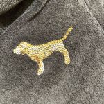 PINK - Victoria's Secret Vintage Y2K PINK Love Pink black zip up gold sequin bling hoodie sweater XS Photo 2