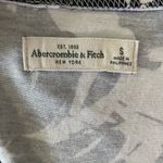 Abercrombie & Fitch A&F Size S Long Sleeved Mini Skater Dress Black White Print Photo 2