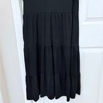 Amazon Women’s Black Ruffle Sleeve Tiered Dress Photo 5