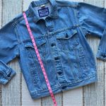 Hard Rock Cafe  Blue Oversized Denim Jacket Women’s Size XS Photo 6