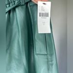 Anthropologie  Pilcro Faux Leather Soft Parachute Pants Green Size S NWT Photo 5