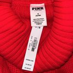 PINK - Victoria's Secret  NWT Size M Vibrant Red Acrylic Turtleneck Sweater Top Photo 3