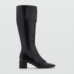 Mango New‎ Zipper leather boots Photo 1
