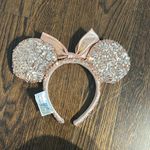 Disney Minnie Mouse Sequined Ear Headband for Adults – Rose Gold Photo 2