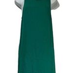 Leith Women's Size XS Green Draped Tunic Sleeveless Midi A-line Dress Photo 0
