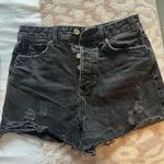 ZARA Black  Jean Shorts Photo 0