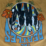 Love Tribe The Beatles Graphic T-Shirt  large retro yellow Photo 1