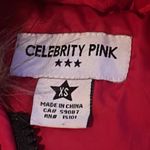 Celebrity Pink Hooded Puffer Coat Size XS Photo 7