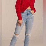 Favorite Daughter NWT  The Valentina Super High Rise Cigarette Ankle - Malibu Photo 0