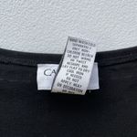 Carmen Marc Valvo Sheath Dress Womens XS Black Silver Studded Ponte Knit Keyhole Photo 7