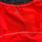 Athleta  Vibrant paprika orange Red Long Sleeve Tee scoop thumb holes Large L Photo 5