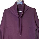 UGG   Astrid Maroon Funnel Neck Fleece Lined Pullover Sweatshirt‎ Sz XL Photo 2