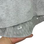 J.Crew Heather Gray Sequin Trim Boxy Fit Sweatshirt Size Small B7027 Photo 5