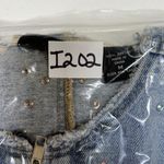 EXPRESS Vtg Y2K Jeans M Denim Jacket Sparkles Bling Rhinestones Festival Boho Photo 11