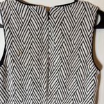 Banana Republic  Petite 4P Sleeveless Fit & Flare Geometric Print Dress‎ Photo 7