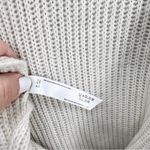 Free People Solstice Ribbed Fringe Kimono Cardigan Sweater Tan Cream One Size Photo 6