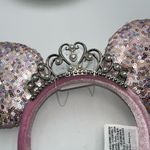 Disney  Parks Minnie Mouse Ear Headband Pink Party Bow Princess Crown New W‎ Tag Photo 2