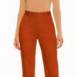Derek Lam Derek‎ Lam 10 Crosby Therese Straight-Leg High Rise Cropped Pants Size 0 Photo 0