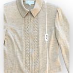 St. John Collection Vintage Knit Cardigan Sweater Blazer Size 12 Photo 2