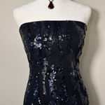 EXPRESS Y2K  Sequin Tube Top Size‎ Small Photo 0