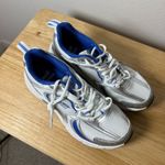 Avia NWOT  Women’s 5000 Performance Sneakers White/Grey/Blue Size 7.5 Photo 3