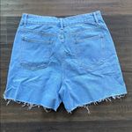 SheIn  Distressed Denim Short Womens Sz Large Light Blue Raw Hem Festival Photo 4