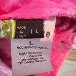 Retrofete Willa Denim Mini Dress Vintage Pink Size Large Stretch Distressed Photo 7