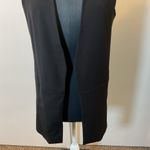 White House | Black Market 18. Black Vest Open Front Size 4 Photo 3