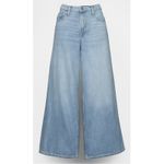 Gap  Mid Rise Ultra Soft Wide Leg Baggy Jeans Light Wash Indigo Size 26 2P Photo 2