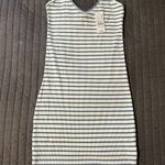 LA Hearts NWT PacSun  Bodycon White and Blue Stripe Mini Dress size Small Photo 0