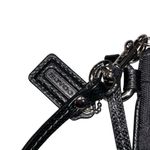 Coach NEW  Black Mini Monogram Signature C Wristlet Photo 2
