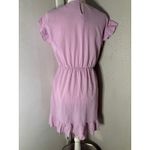 None Lilac Purple Asymmetrical Ruffle Wrap Dress S Pastel Coquette Girl Rainbow Twee Photo 1