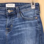 Big star Women’s Alex Skinny Distressed Thrashed Medium Wash Raw Hem Denim Jeans Photo 5