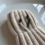 Hairstylist Barber Comb Earrings Silver Photo 4