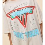 Daydreamer Van Halen 1980 Tour One Size Tee in Dirty White Womens Tshirt Top Photo 11