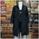 See By Chloe  Eyelet Lace Peacoat Womens SIze 6 Black Cotton Twee Coquette Italy Photo 2