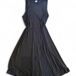 Old Navy Small tall black sleeveless midi dress  Photo 0