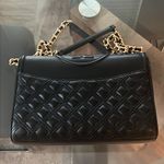 Tory Burch Fleming Convertible Shoulder Bag, Black & Gold EXCELLENT! Photo 7