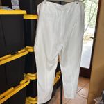 Talbots WINDSOR LINEN WIDE-LEG PANTS - CURVY FIT - LINED IVORY SIZE 18W Photo 8