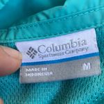 Columbia  Jacket Turquoise Women’s Medium Full Zip Rain Windbreaker Photo 5