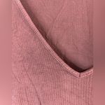 Soma XL Long Sleeve Ribbed Red Brick Top Photo 2